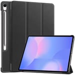 Samsung Galaxy Tab S10 FE Plus Tri-fold Fodral med pennhållare, svart