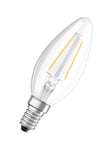 Osram LED-glödlampa Candle 1,5W/827 (15W) filament clear E14