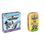University Games E2:E3Dog Man Attack of the Fleas Board Game | For 2-6 Players 07010 Blue & Dog Man The Hot Dog Card Game | 2-4 Players, Yellow, One Size,07011