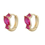 SNÖ Of Sweden Meadow Small Ring Ear Gold/Fuchsia Mix Onesize