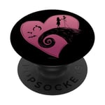 PopSockets Disney The Nightmare Before Christmas Jack and Sally Heart PopSockets PopGrip: Swappable Grip for Phones & Tablets
