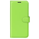 Xiaomi 14 Pro Kunstskinn Deksel m. Lommebok &amp; Stativ - Grønn