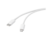 Basetech USB-kabel USB 2.0 USB-C®-kontakt, Apple Lightning-kontakt 1,00 m Vit BT-2347613