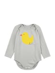 Baby Rubber Duck Body Bodies Long-sleeved Grey Bobo Choses