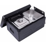 Termobox 32 liter inklusive 2xGN1/2 kantiner med lock &amp; bärhandtag | Adexa WHEPP212