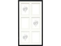 Fotoram Deknudt S65kk2 Svart 6X10x15 Trä Galleri Dubbel Passepartout