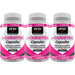 3-Pack L-Carnitine Capsules - 3 x 120 kapsler