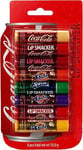 Lip Smacker Coca Cola Party Pack, 8 brillants à lèvres aromatisés pour enfants inspirés de Coca-Cola, hydratants et rafraîchissants, coffret cadeau sucré