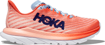 Hoka W Mach 5 Juoksukengät CAMELLIA/PEACH