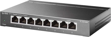 TP-Link TL-SG108S, 8 Port Gigabit Ethernet Network Switch, Ethernet Splitter, H