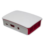 Officiel Raspberry Pi 3 B/B+ Case - Hvid/Rød