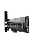 AXAGON PCEM2-D - storage controller - M.2 NVMe Card / SATA 6Gb/s - PCIe 3.0 x4