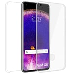 Housse Double Transparente Pc + TPU Full Body 360 pour Oppo Find X5 5G