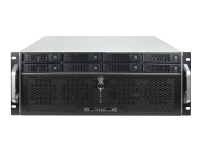 Inter-Tech IPC 4U-4708 - Storage case - utökad ATX - SATA - hot-swap - ingen strömförsörjning (ATX / PS/2) - USB