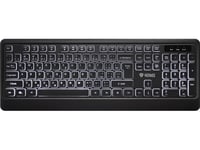 Yenkee Keyboard Upplyst Tyst Usb-Tangentbord Med Lågprofilstangenter