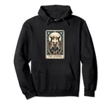The Lovers Tarot Card Halloween Skeleton Gothic Magic Pullover Hoodie