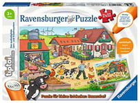 Ravensburger Animals 00066 Tiptoi Petit Explorateur : Puzzle de Ferme pour Enfants à partir de 3 Ans pour 1 Joueur, Jaune