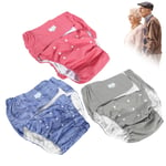 Adult Diaper Adjustable Washable Elderly Diaper Incontinence Nappy Pants 501 REL