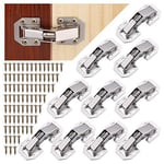 10 Pcs Cabinet Hinges with Screws Soft Close Hinges for Kitchen Cupboard Doors
