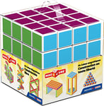 GEOMAG - MAGICUBE 64 Pièces - Blocs de Construction Magnétiques Multicolores à Assembler - Pour Enfants dès 1 An - 6 Couleurs - Fabriqué en Suisse -Jouet Educatif - Jeux Construction Magnétiques