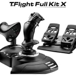 Thrustmaster T-Flight Full Kit X - Joystick, Accélérateur Et Pédales - Filaire - Pour Pc, Microsoft Xbox One, Microsoft Xbox Series S, Microsoft Xbox Series X