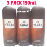 Tabac Original Deodorant Body Spray 150ml , 3 PACK