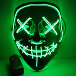 SHOP-STORY - Skräckfilm LED-mask - The Purge - Grön