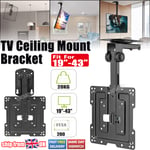 Flip Down TV Bracket Wall Ceiling Mount Tilt Swivel Caravan 19-43 Inch Monitor