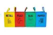 Källsorteringsset Returen metall, plast, glas, papper