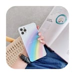 Good lucky Cute Rainbow Phone Case For iphone 11 Pro Max 7 8 plus XR X XS max SE 2 2020 Back Cover Fashion Cartoon Soft Cases-2Y148-For iphoneXR