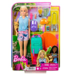 Barbie Camping Docka Blond med Tillbehör
