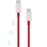 Warp Laddningskabel för OnePlus 8T (Typ C - Röd) 1.5M