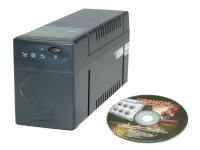VALUE 800 - UPS - AC 230 V - 480 watt - 800 VA - USB - utgangskontakter: 2 - svart