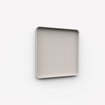 Frame Wall, glasskrivtavla, 100x100 cm, Warm, grå ram