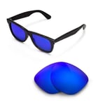 Walleva Polarized Ice Blue Replacement Lenses For Ray-Ban Wayfarer RB2140 54mm