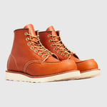 Red Wing Moc Toe Boots - Light Brown