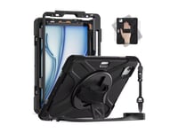 Insmat Rugged Armor - Baksidesskydd För Surfplatta - Robust - Polykarbonat, Gummi - För Apple 11-Inch Ipad Air M2 Wi-Fi, M2 Wi-Fi + Cellular, M3 Wi-Fi, M3 Wi-Fi + Cellular