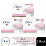 Dove Moisturising Beauty Cream Bar for Sensitive & Soft, Smooth Skin, 2x90g