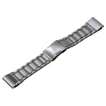 Garmin Tactix 7 Pro / Fenix 7X / 6X Pro Klockarmband i Titan - Silver