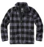Brandit Lumberjack teddyjacka grå/svart - herr (Gray/black,XL)