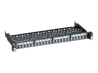 Schneider Actassi Evolution S-One - Patch-Panel - Cat 6 - Stp - Rj-45 X 24 - Mörkgrå, Ral 7016 - 1U - 19"