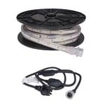 LED-list / Arbetsbelysning AGGE 230V - 1500 lm/m, 10 m, 1 st + Nätsladd