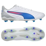 PUMA King Pro FG/AG Formula - Vit/Blå/Grå Dam, storlek 36