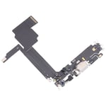 iPhone 15 Pro Max Original Ladeport Flex Kabel - Hvid