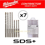 Milwaukee SDS+ Drill Bit Set Contractor SDS Plus Hammer Masonry Stone Concrete