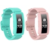 Shieranlee Compatible with Ace 2 Bands for Kids 6+, Soft Silicone Bracelet Accessories Watch Band Repalcement Strap, Colorful Sport Wristbands for Fitbit Ace 2/ Inspire HR for Boys Girls
