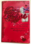One I Love Handmade Luxury 3d Glitter Heart Valentine's Day New Card