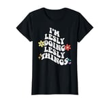 Retro Groovy Im LESLY Doing LESLY Things Funny Mother's Day T-Shirt