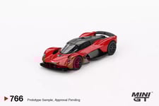 MINIGT 766 Aston Martin Valkyrie Hyper Modèle Voiture Rouge Échelle 1:64