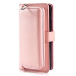 Zipper Wallet Till Samsung Galaxy S9 - Rosa